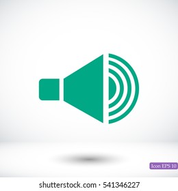 speaker icon, vector best flat icon, EPS