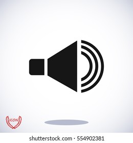 speaker icon, vector best flat icon, EPS
