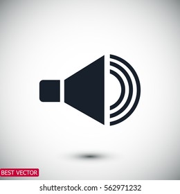 speaker icon, vector best flat icon, EPS
