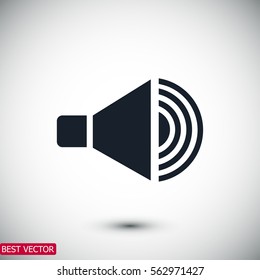 speaker icon, vector best flat icon, EPS