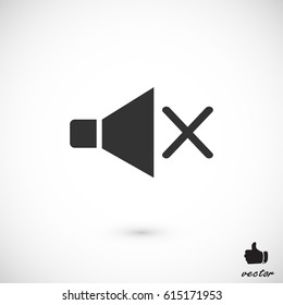 speaker icon, vector best flat icon, EPS