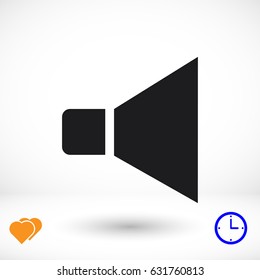 speaker icon, vector best flat icon, EPS