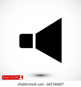 speaker icon, vector best flat icon, EPS