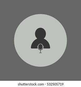 speaker icon vector, can be used for web and mobile design