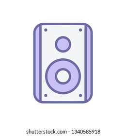 Speaker icon vector - Computer speaker sign