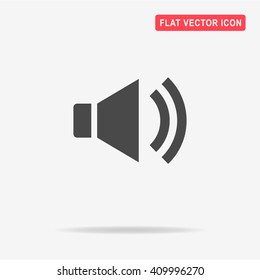 Speaker icon. Vector concept illustration for design.