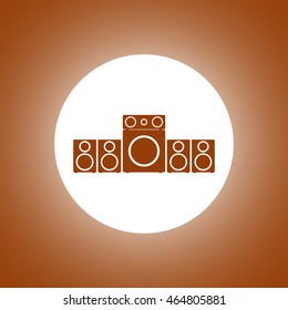 Speaker icon. Vector concept illustration for design.