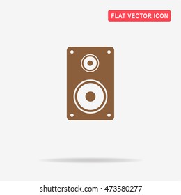 Speaker icon. Vector concept illustration for design.