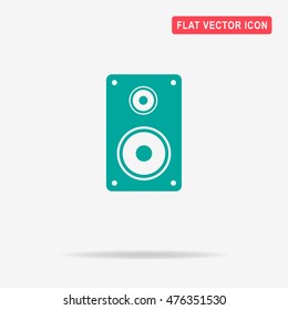 Speaker icon. Vector concept illustration for design.