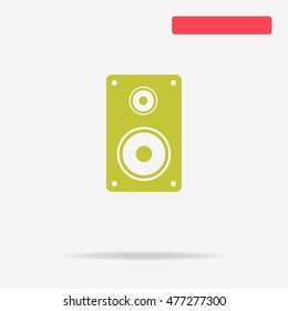 Speaker icon. Vector concept illustration for design.