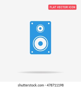 Speaker icon. Vector concept illustration for design.