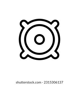 Diseño de vectores de iconos de altavoces
