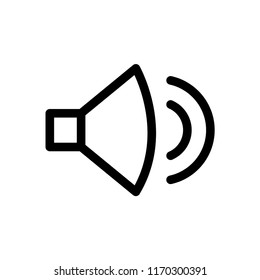 Speaker icon vector. EPS 10.
