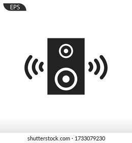 Speaker icon vector eps 10