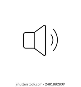 Speaker icon vector. EPS 10 editable vector