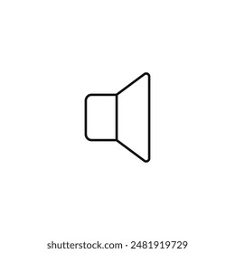 Speaker icon vector. EPS 10 editable vector