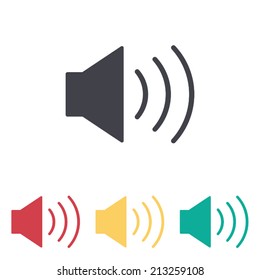 Speaker Icon , Vector Illustration