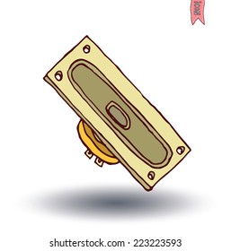 Speaker icon. Vector illustration.