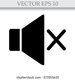 Speaker icon. Vector illustration