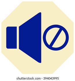 Speaker icon. Vector illustration