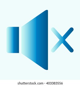 Speaker icon. Vector illustration