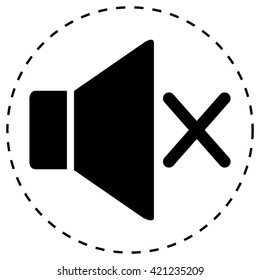 Speaker icon. Vector illustration
