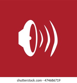 Speaker icon . Vector illustration