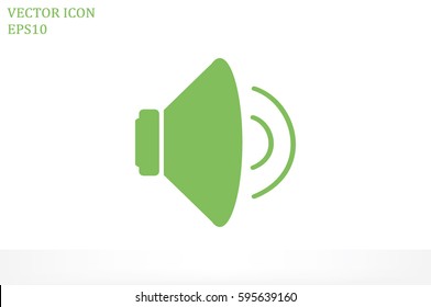speaker icon vector illustration.