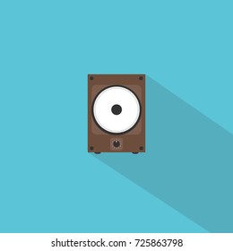 Speaker Icon. Vector illustration.