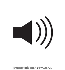 Speaker Icon Vector Illustration Design