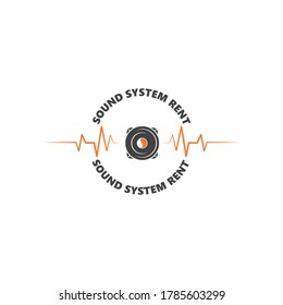 speaker icon vector illustration design template