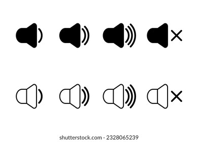 speaker icon. Vector illustration. EPS 10.