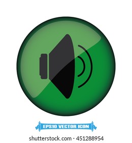 Speaker icon vector illustration EPS 10.
