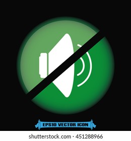 Speaker icon vector illustration EPS 10.