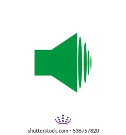 speaker icon, vector illustration EPS 10