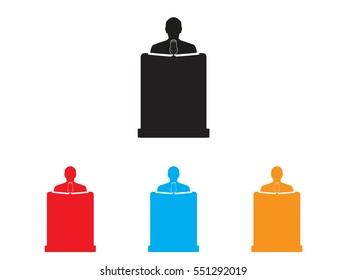 speaker icon, vector illustration eps10