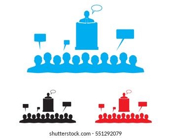 speaker icon, vector illustration eps10