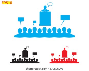 speaker icon, vector illustration eps10