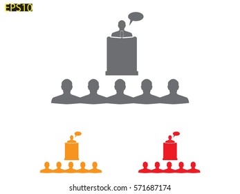 speaker icon, vector illustration eps10