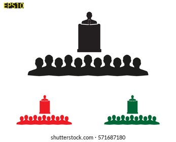 speaker icon, vector illustration eps10