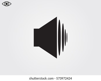 speaker icon, vector illustration eps10