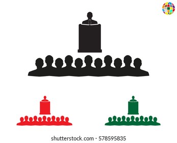 speaker icon, vector illustration eps10