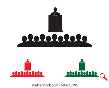 speaker icon, vector illustration eps10