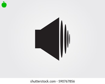 speaker icon, vector illustration eps10