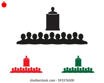 speaker icon, vector illustration eps10