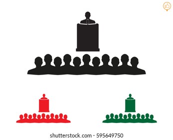 speaker icon, vector illustration eps10