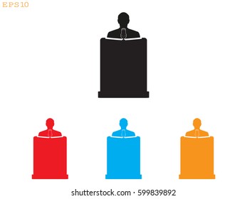 speaker icon, vector illustration eps10