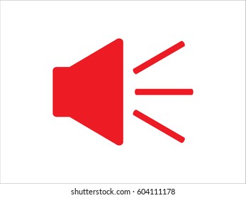 speaker icon, vector illustration eps10