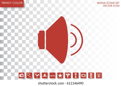 speaker icon vector illustration eps10.