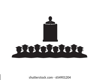 speaker icon, vector illustration eps10